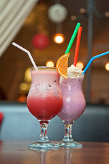 Image showing cocktails milkshake