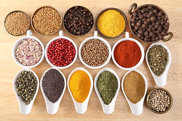 Image showing Colorful spices.