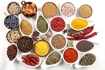 Image showing Colorful spices.