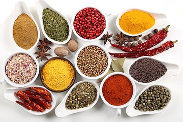 Image showing Colorful spices.