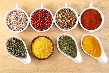 Image showing Colorful spices.