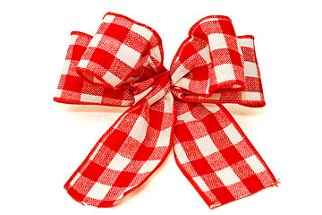Image showing Red bow