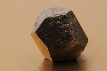 Image showing pyrite cubes isolated