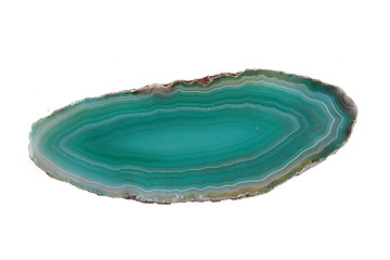 Image showing blue agate isolated