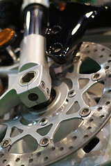 Image showing Motorcycle disk brake