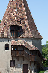 Image showing Shoemakers tower (Turnul Cizmarilor) part of Sighisoara