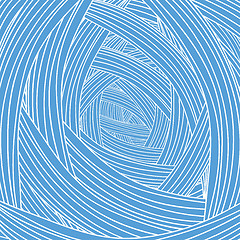 Image showing Abstract Blue Wave Background