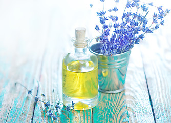 Image showing lavender oil