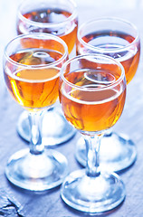 Image showing alcohol drink in glasses