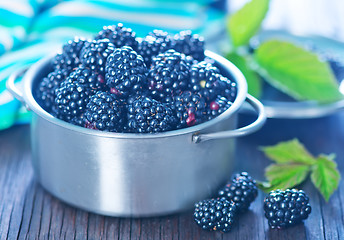 Image showing fresh blackberry