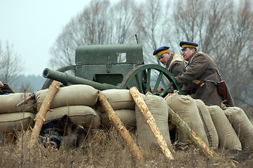 Image showing WW1 artillery