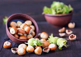 Image showing hazelnuts