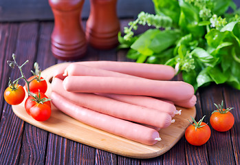 Image showing sausages