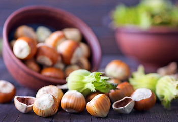 Image showing hazelnuts