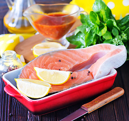 Image showing fresh salmon