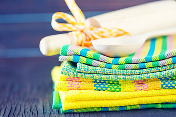 Image showing kitchen towels