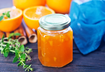 Image showing orange jam