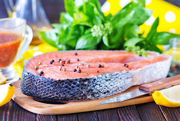 Image showing fresh salmon