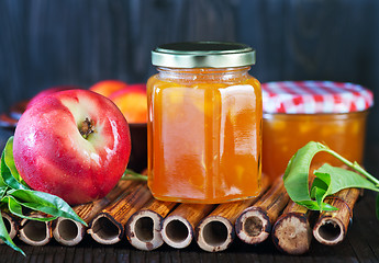 Image showing nectarine jam