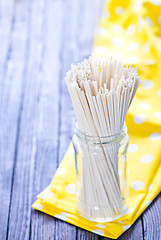 Image showing raw rice noodles