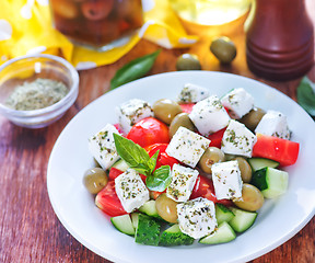 Image showing greek salad