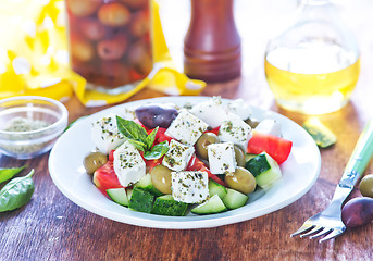 Image showing greek salad