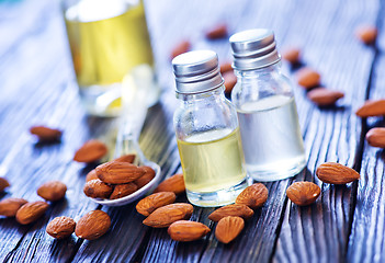 Image showing almond oil
