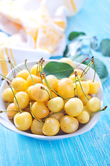 Image showing yellow cherry