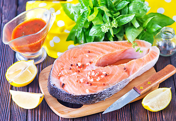 Image showing fresh salmon