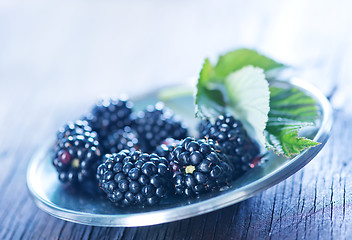 Image showing fresh blackberry