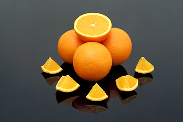 Image showing fresh oranges