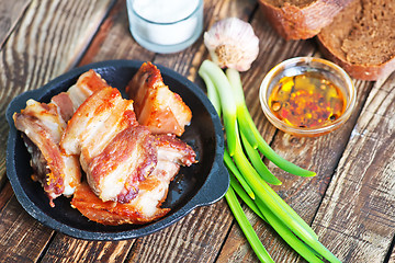 Image showing fried meat