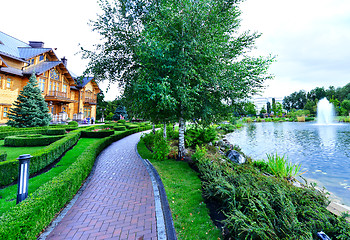 Image showing  Mezhigirya residence of ex-president of Ukraine Yanukovich.