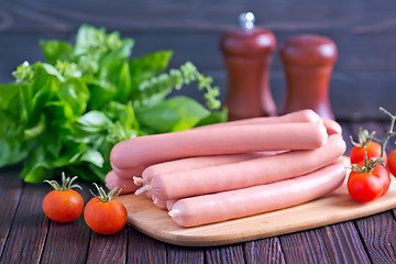 Image showing sausages