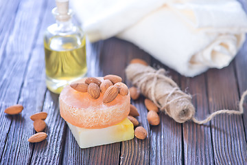 Image showing almond soap