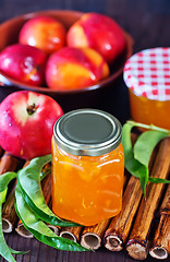 Image showing nectarine jam