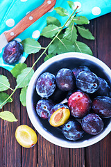 Image showing fresh plums