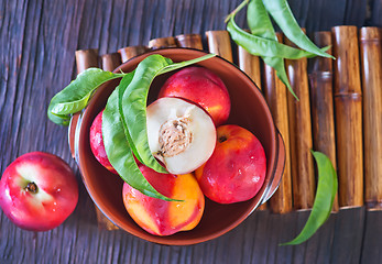 Image showing fresh nectarine