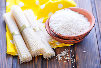 Image showing rice noodles