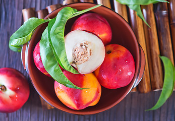 Image showing fresh nectarine