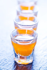 Image showing alcohol drink in glasses