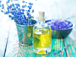 Image showing lavender oil