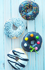 Image showing donuts on plate 
