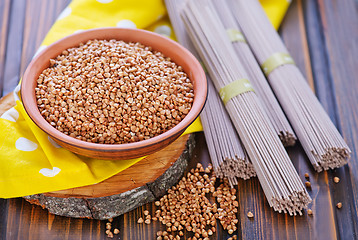 Image showing buckwheat noodles 