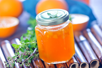 Image showing orange jam