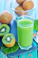 Image showing kiwi juice