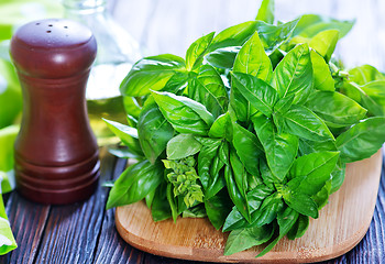 Image showing fresh basil