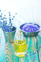 Image showing lavender oil