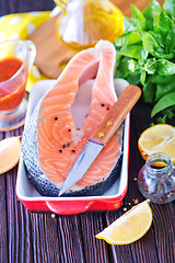 Image showing fresh salmon