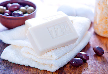 Image showing olive soap